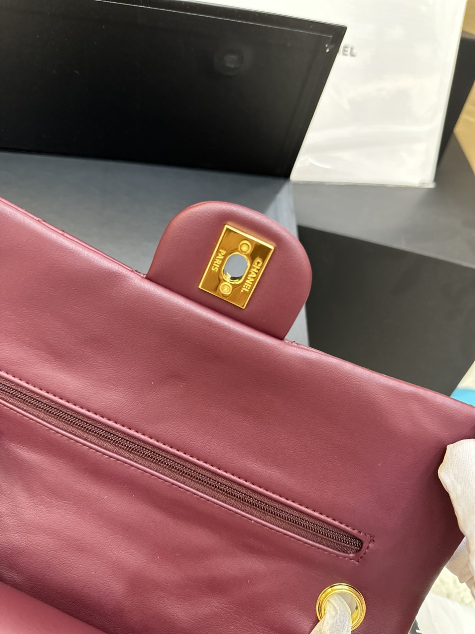 Túi Xách Chanel Classic Flap Đỏ Size 25cm