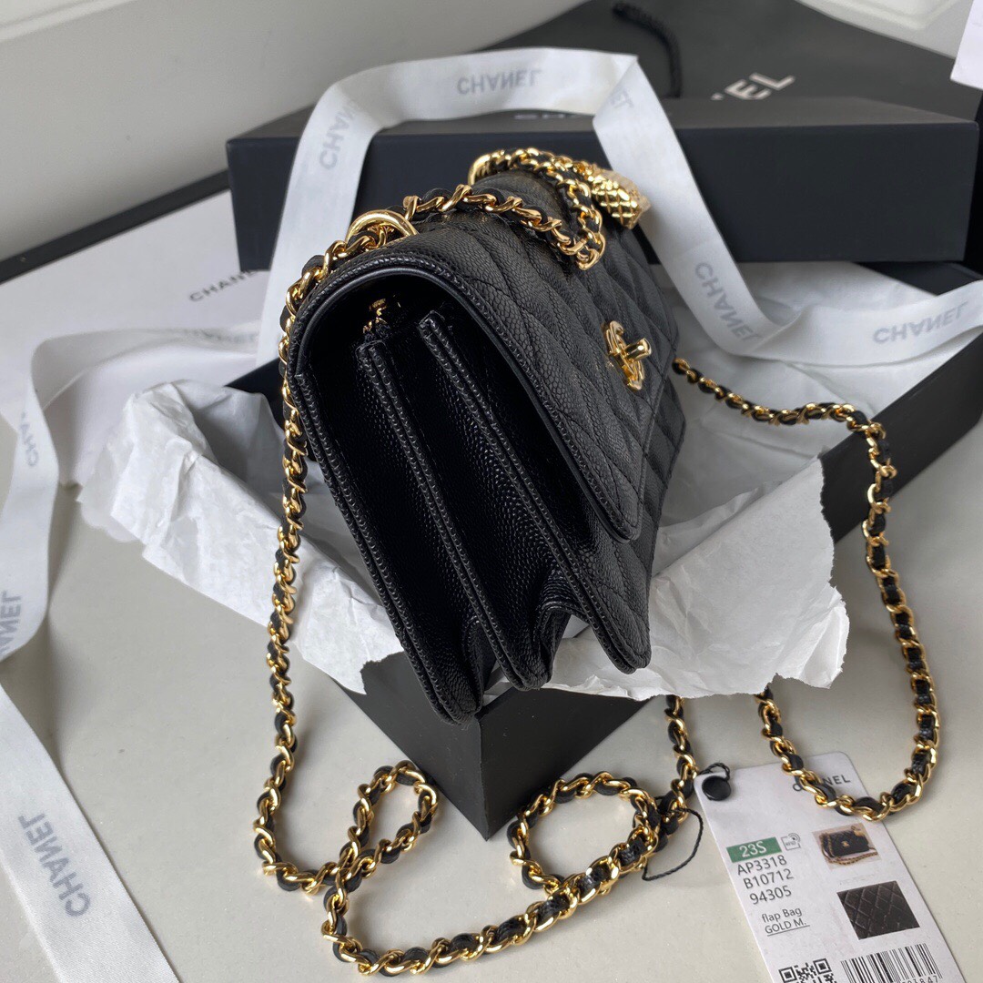 Túi Xách Chanel Woc Siêu Cấp Màu Vàng Size 20cm AP3318