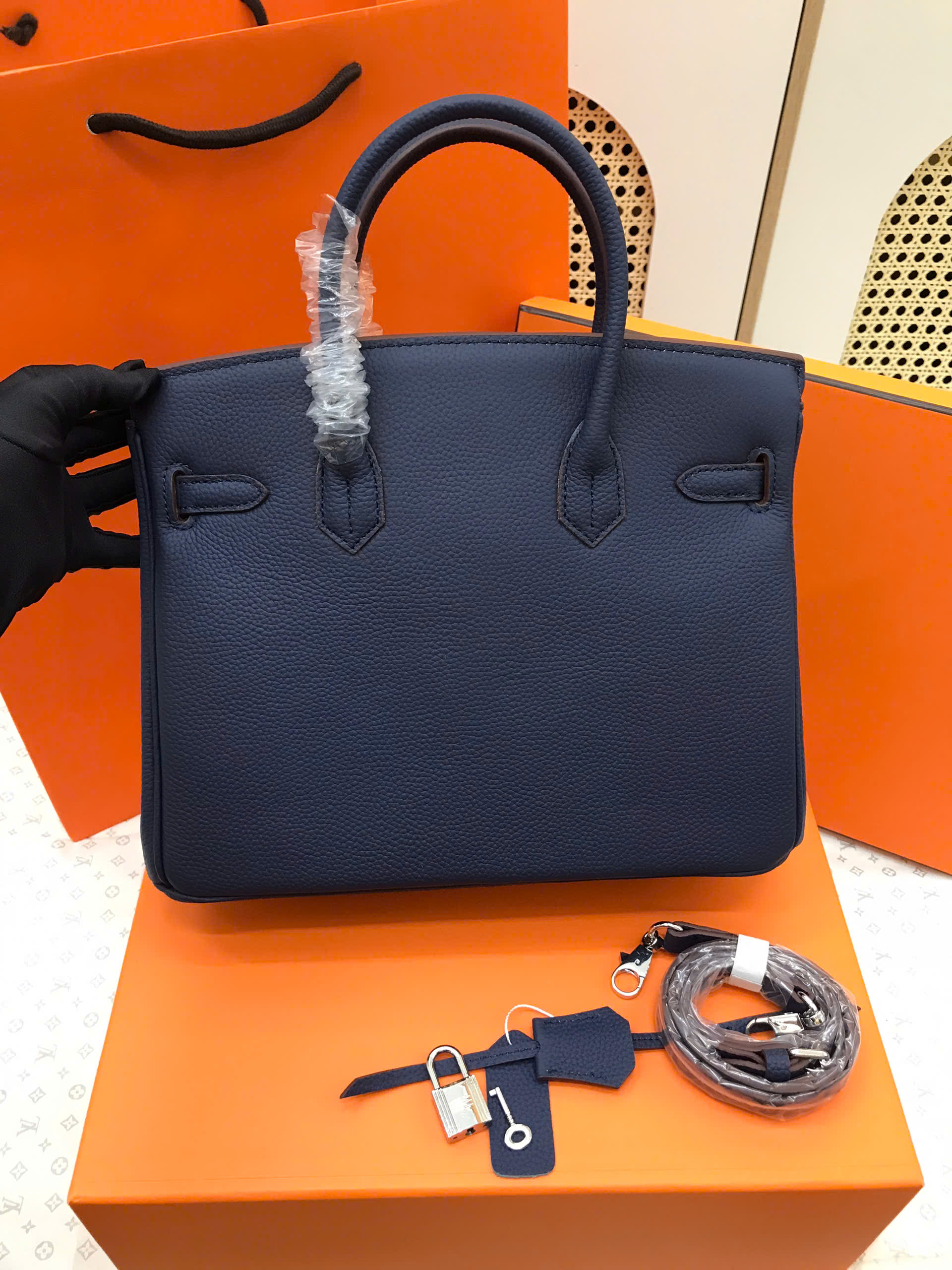 Túi Hermes Birkin Super Màu Xanh Size 30cm