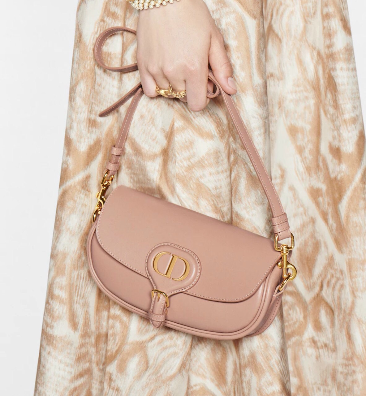 Túi Xách Dior Bobby Siêu Cấp East West In Pink Bag Size 21cm