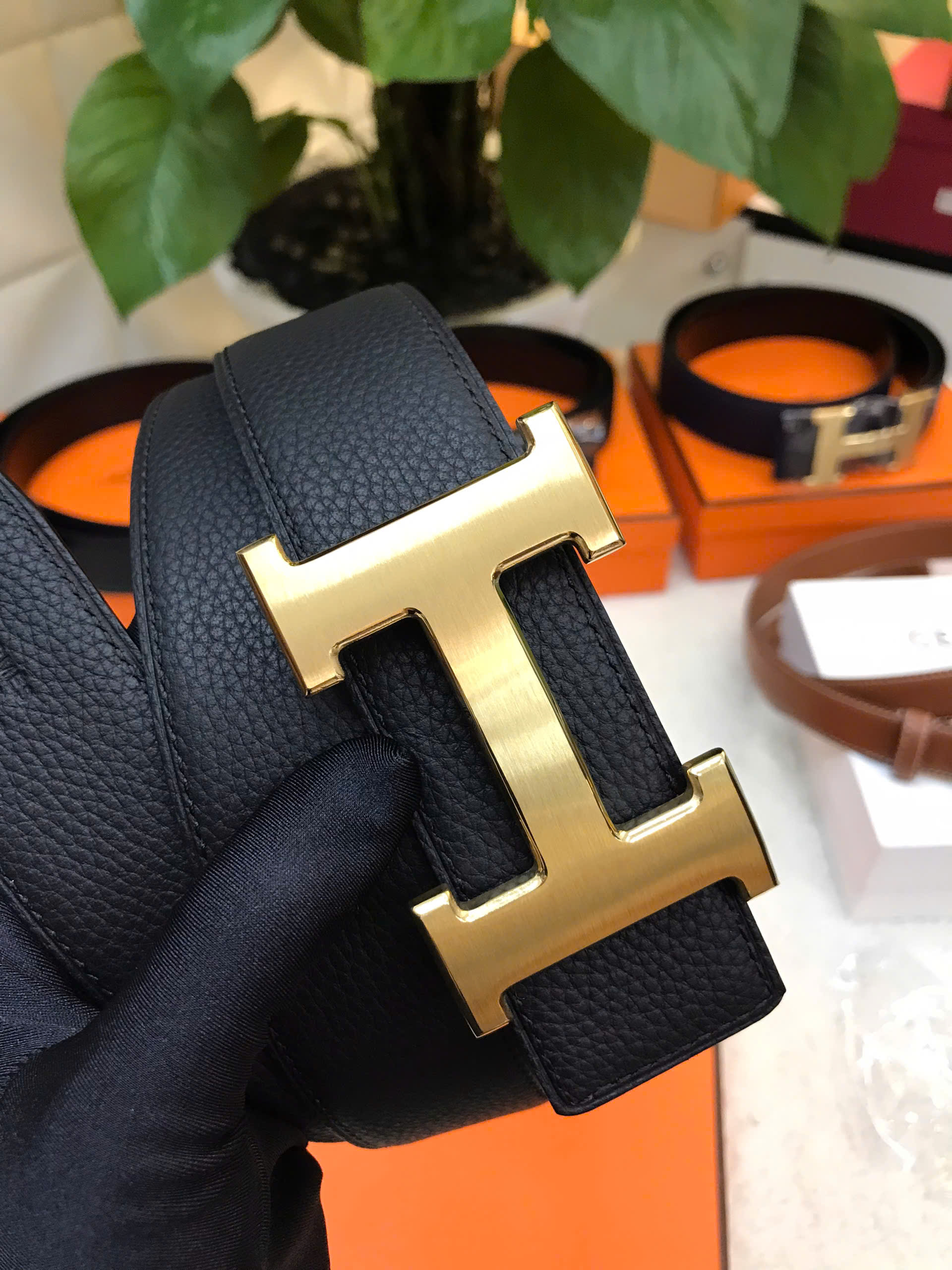 Thắt Lưng Hermes Constance Belt Buckle & Reversible leather strap 38mm Siêu Cấp