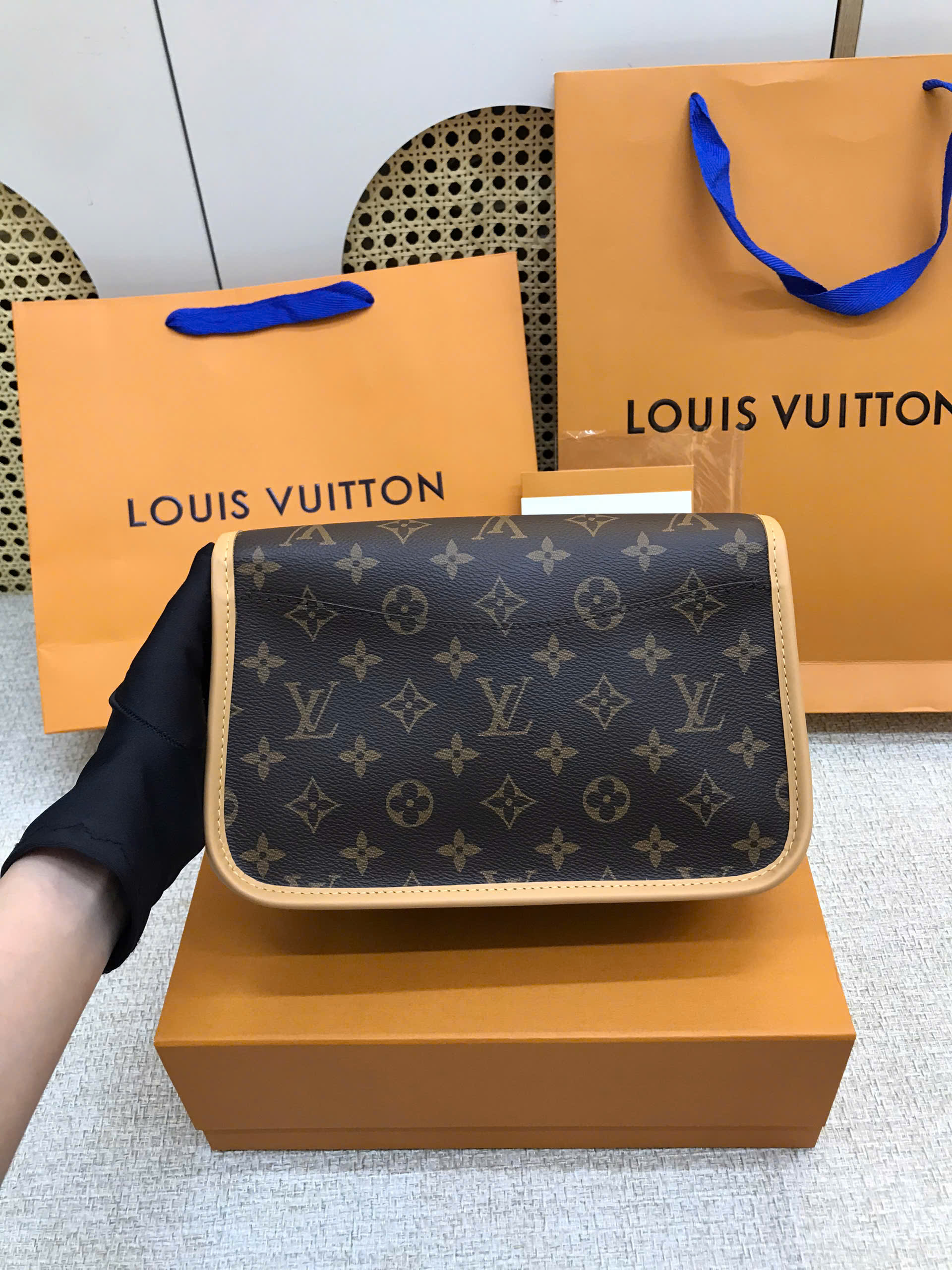 Túi LV Diane Vip Màu Nâu Size 24cm M45985