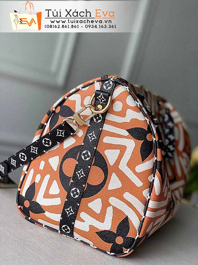 Túi Xách LV Crafty Speedy Bandouliere Bag Siêu Cấp Màu Cam Đẹp.