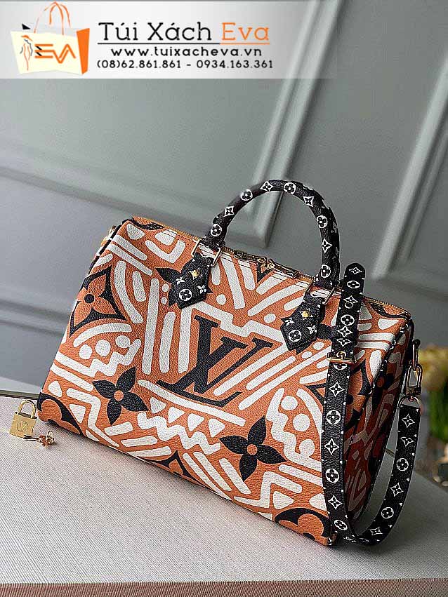 Túi Xách LV Crafty Speedy Bandouliere Bag Siêu Cấp Màu Cam Đẹp.