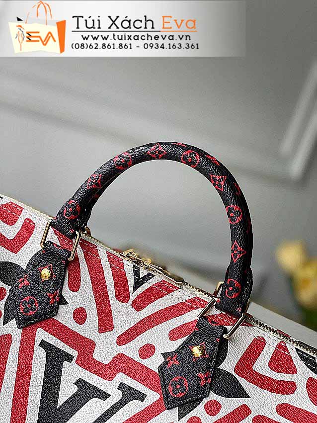 Túi Xách LV Crafty Speedy Bandouliere Bag Siêu Cấp Màu Đỏ Đẹp.