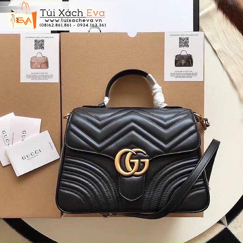 Túi Xách Gucci Marmont Bag Siêu Cấp Màu Đen Đẹp.