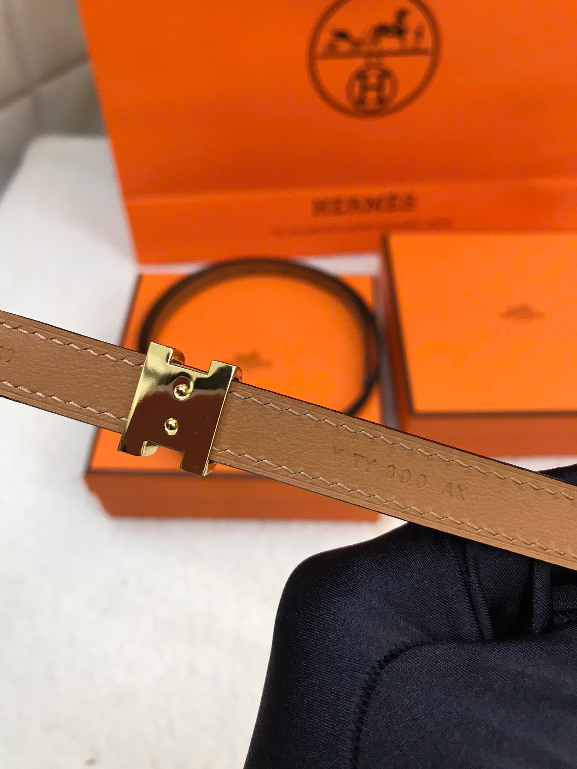 Thắt Lưng Hermes Pop H 15 Belt Brown Siêu Cấp Màu Nâu