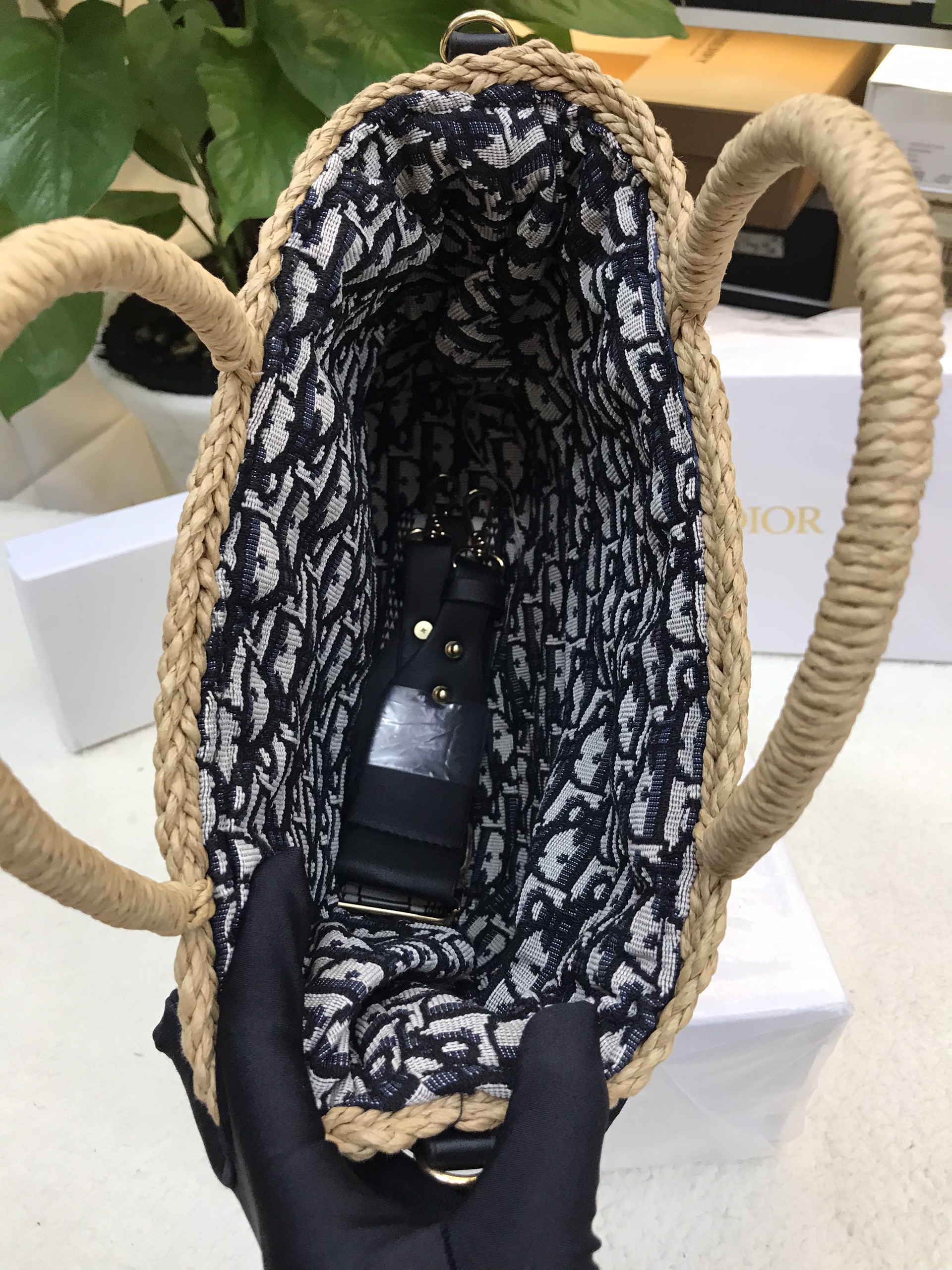 Túi Dior Hat Basket Bag Siêu Cấp Size 35cm Chưa Kèm Box