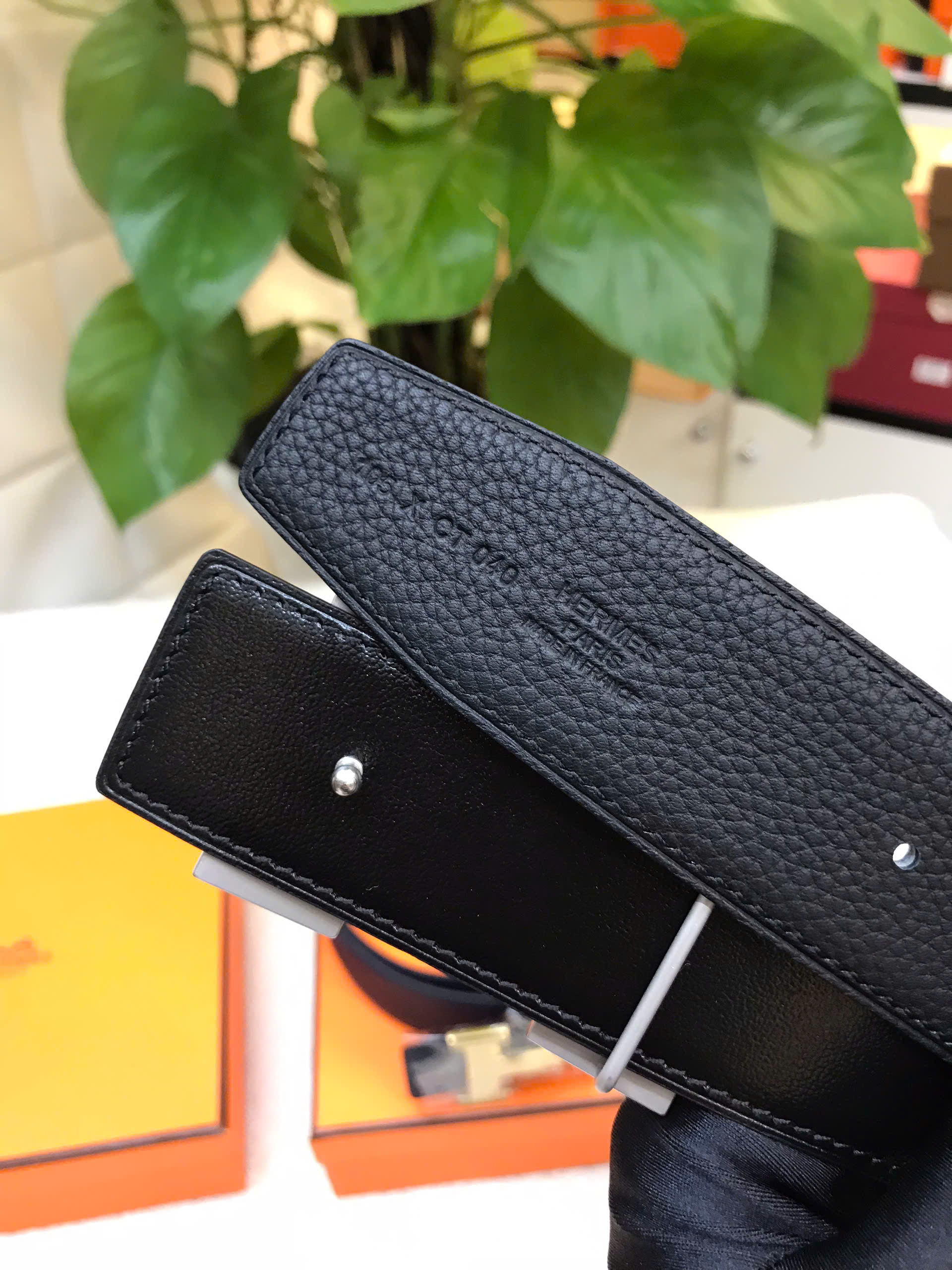 Thắt Lưng Hermes Constance Belt Siêu Cấp Khóa Bạc Size 38mm