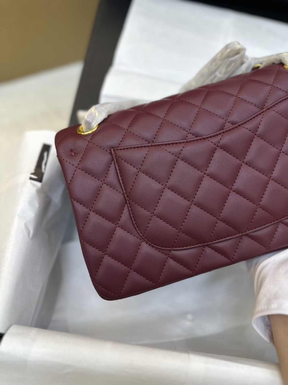 Túi Xách Chanel Classic Flap Đỏ Size 25cm