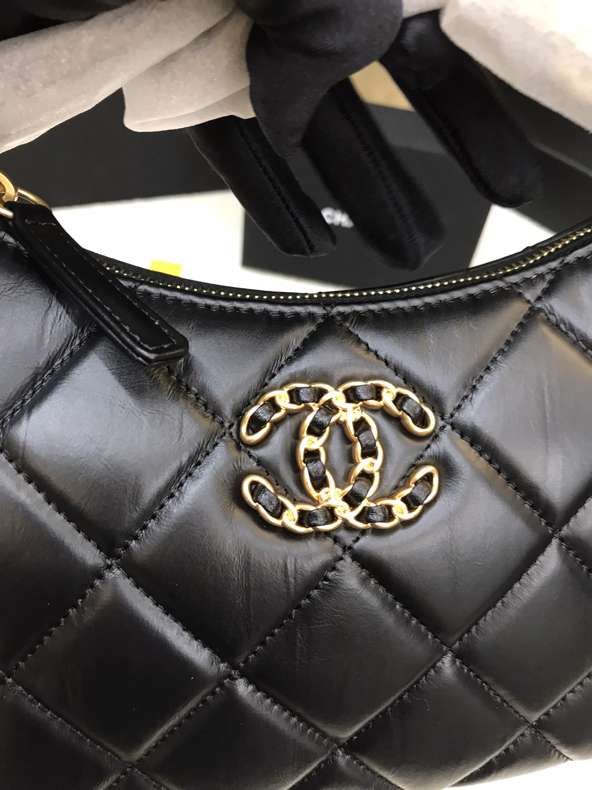 Túi Chanel Style Leather Logo Handbags C19 Siêu Cấp Size 19cm