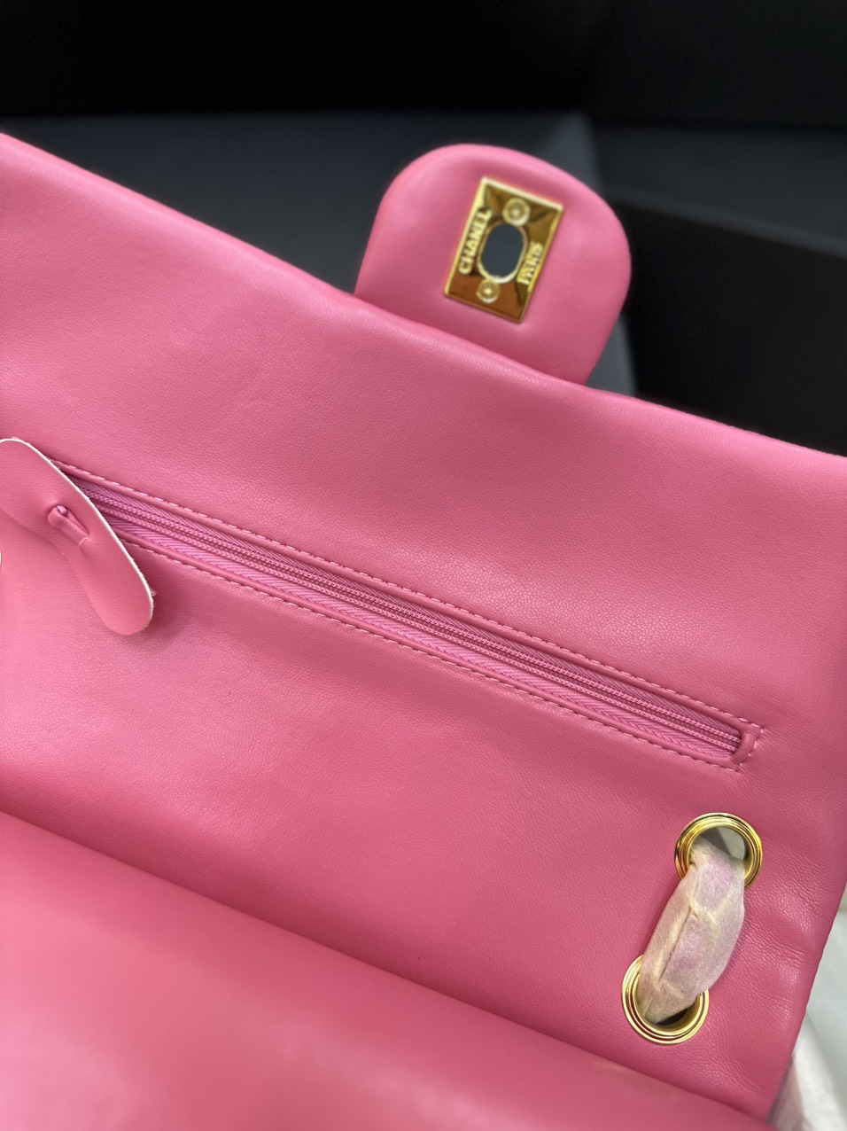Túi Xách Chanel Classic Flap Màu Hồng Size 25cm