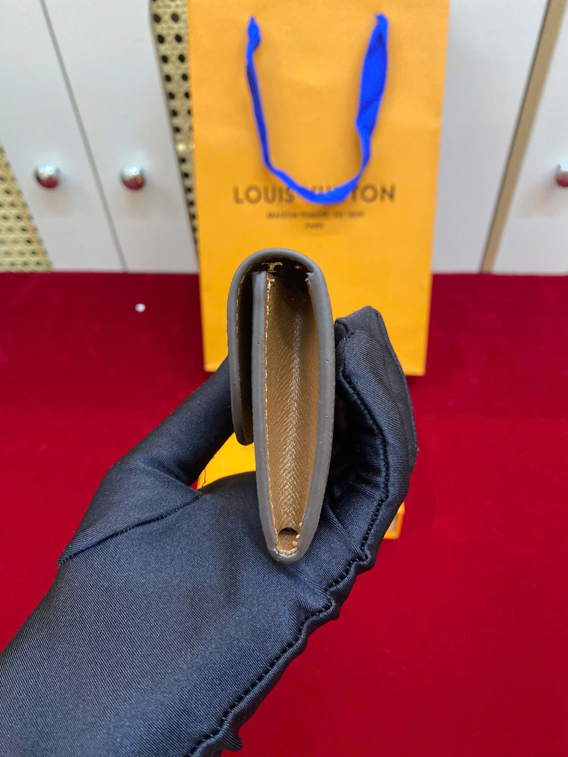 Ví LV Rosalie Coin Super Lót Nâu Size 11cm