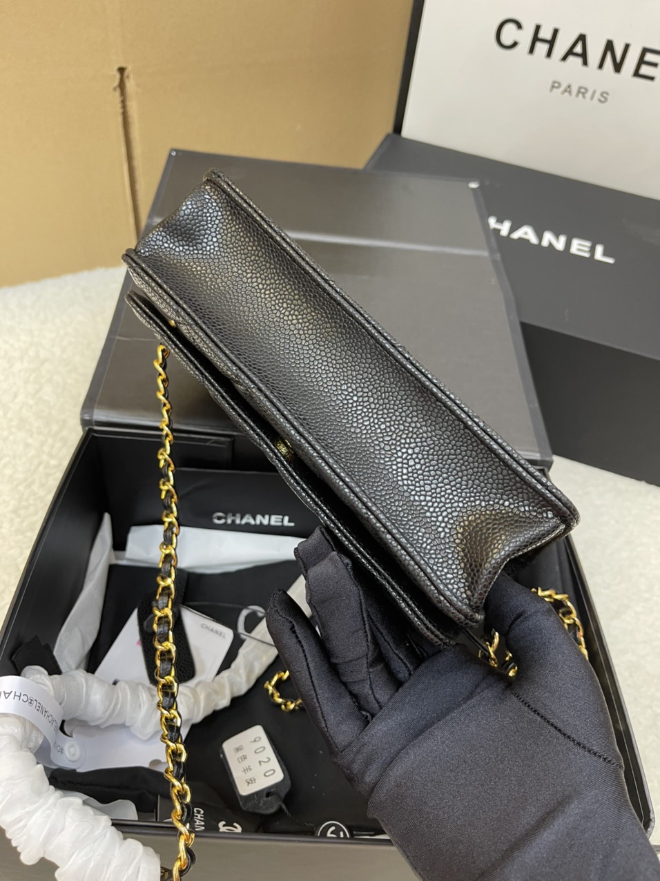 Túi Chanel Woc Super Màu Đen 19 cm