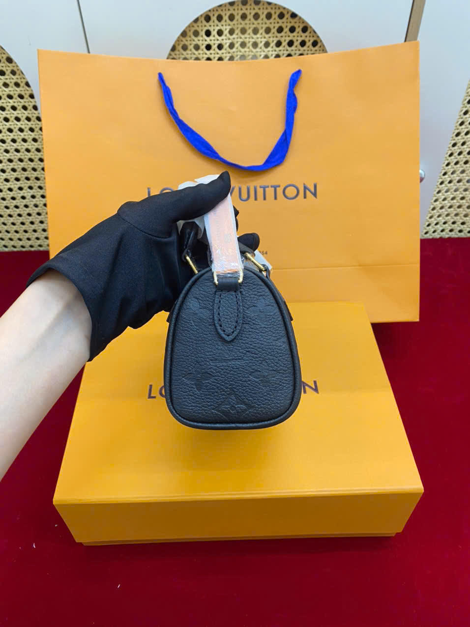 Túi Xách LV Nano Speedy M82450 Siêu Vip Size 16cm