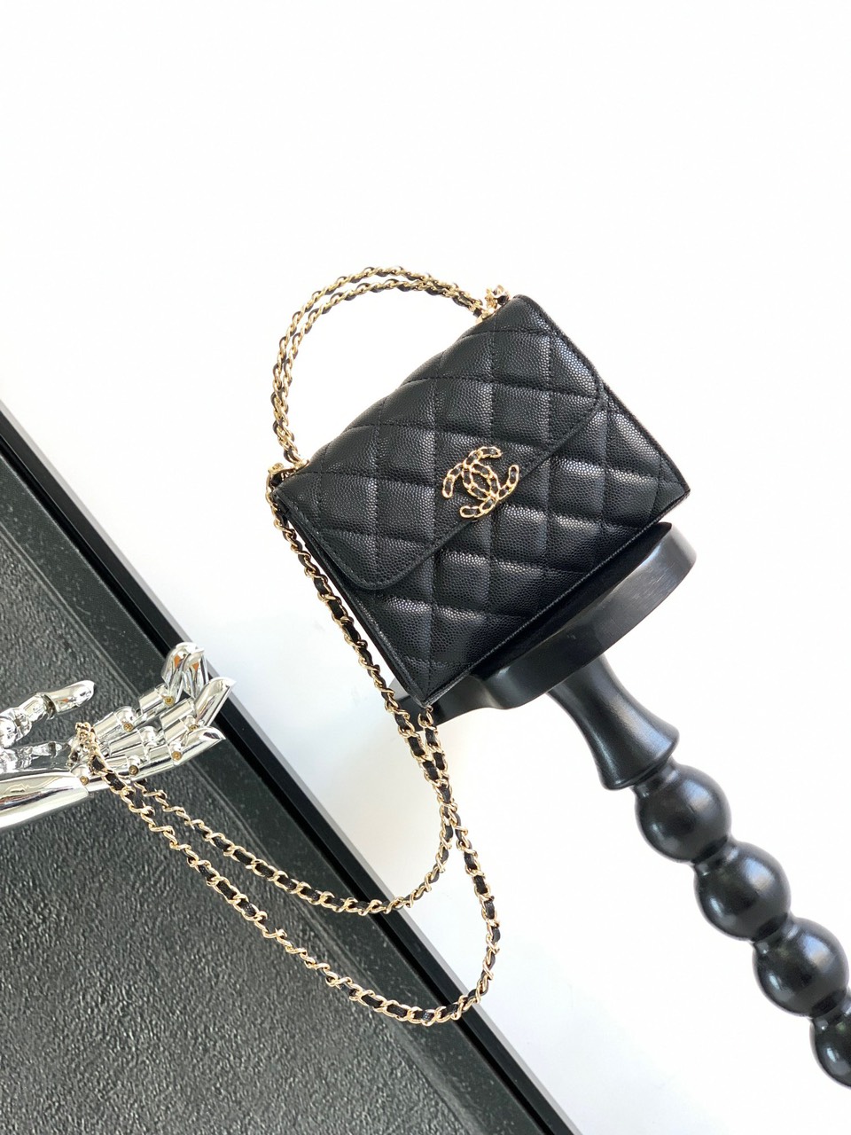 Túi Xách Chanel 23P Kelly Siêu Cấp Màu Trắng AP3237