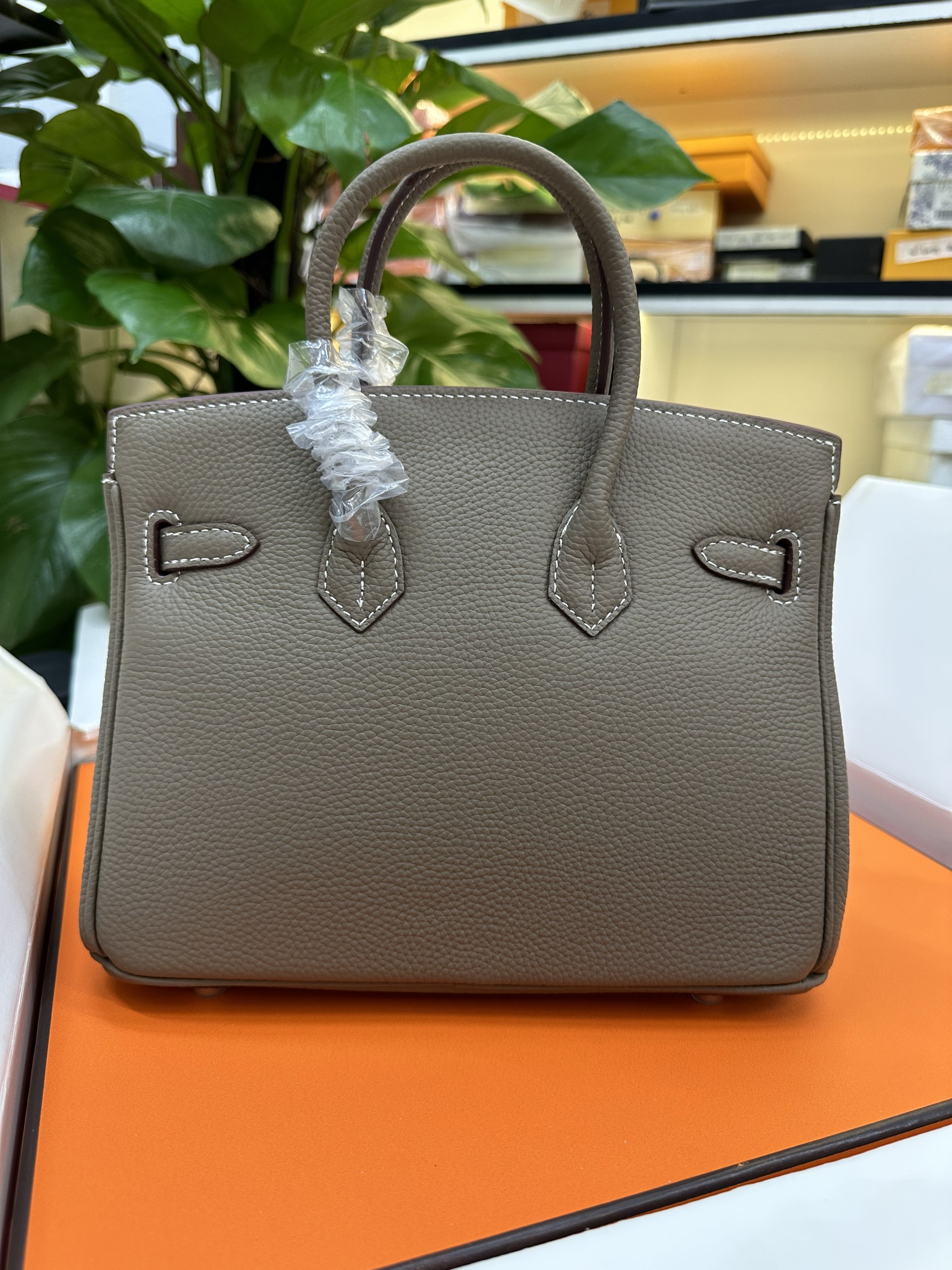 Túi Hermes Birkin 25 Super Màu Xám Size 25cm