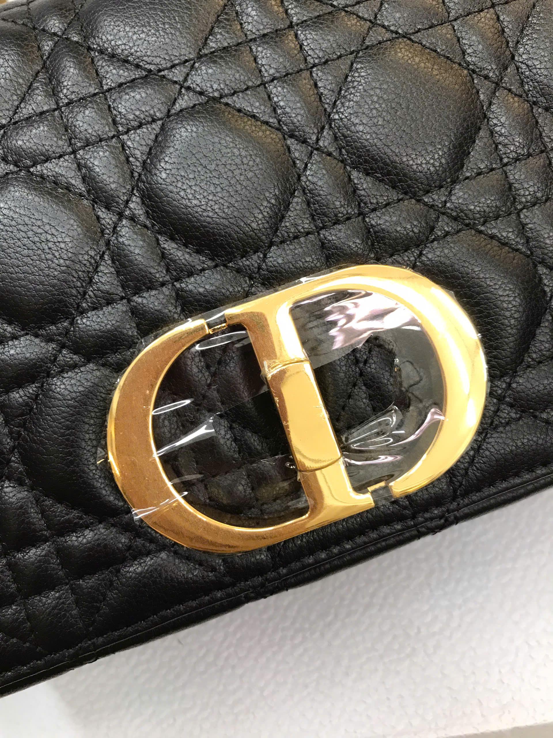 Túi Medium Dior Caro Bag Vip Màu Đen Size 25.5cm