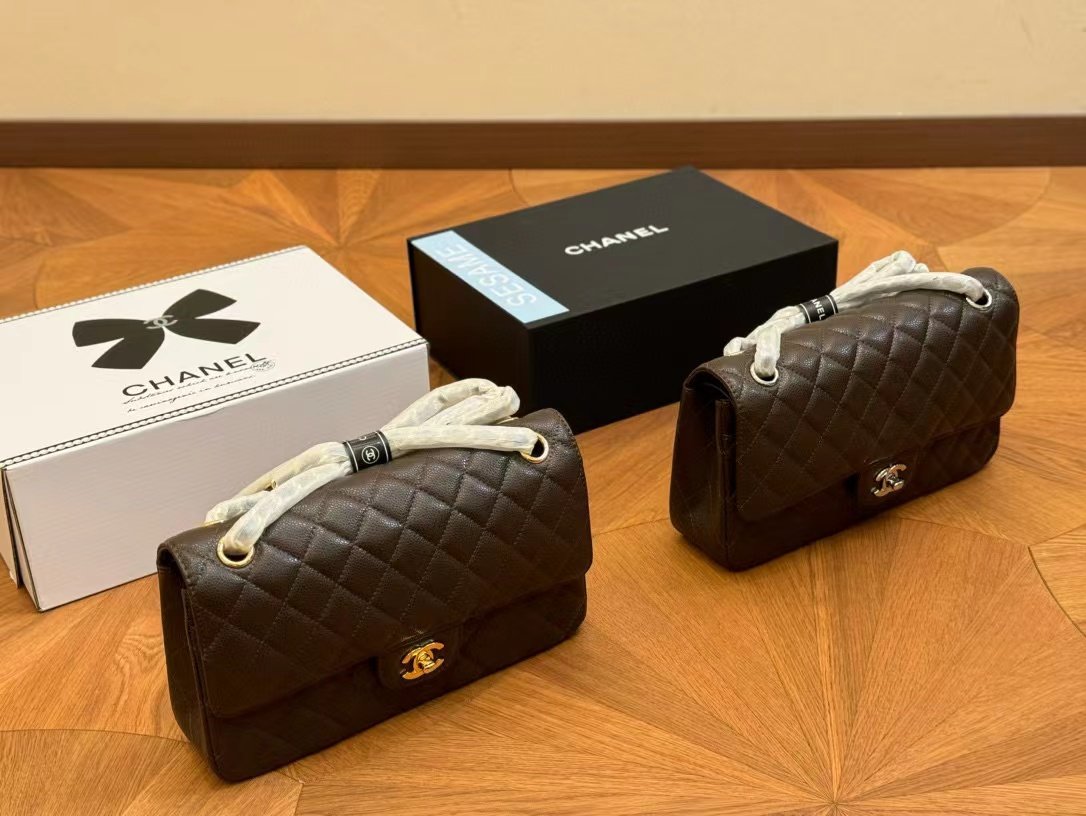 Tổng Hợp Bảng Màu Túi Chanel Classic Da Hạt Super Size 23-25cm Fullbox