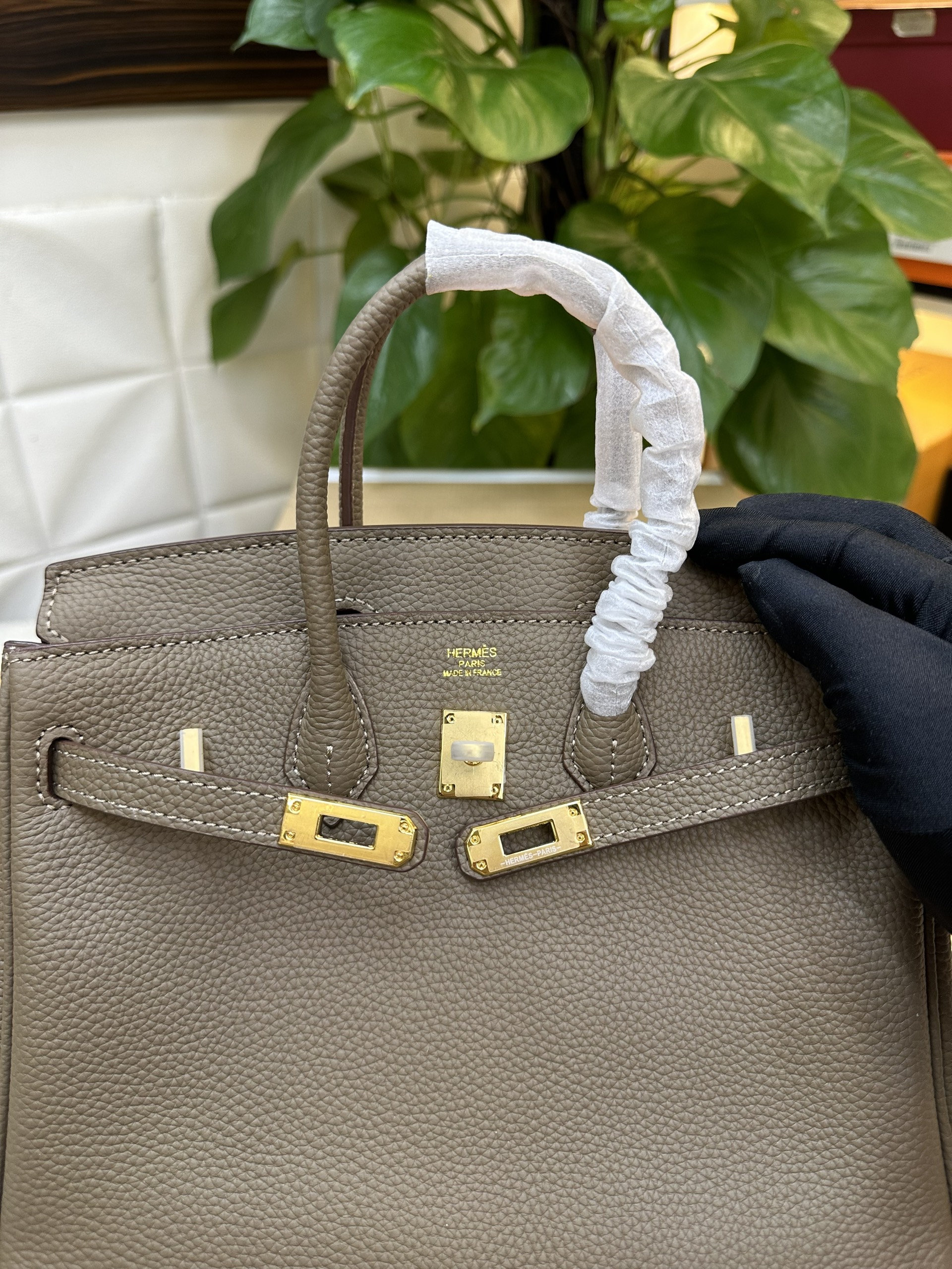 Túi Hermes Birkin Gray Super Màu Xám Size 25cm