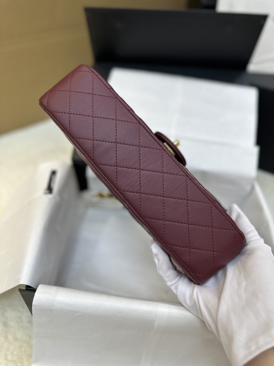 Túi Xách Chanel Classic Flap Đỏ Size 25cm