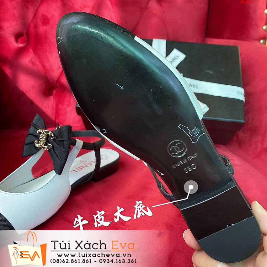 Sandal Chanel Siêu Cấp Màu Trắng Đẹp.