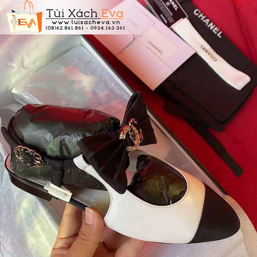 Sandal Chanel Siêu Cấp Màu Trắng Đẹp.