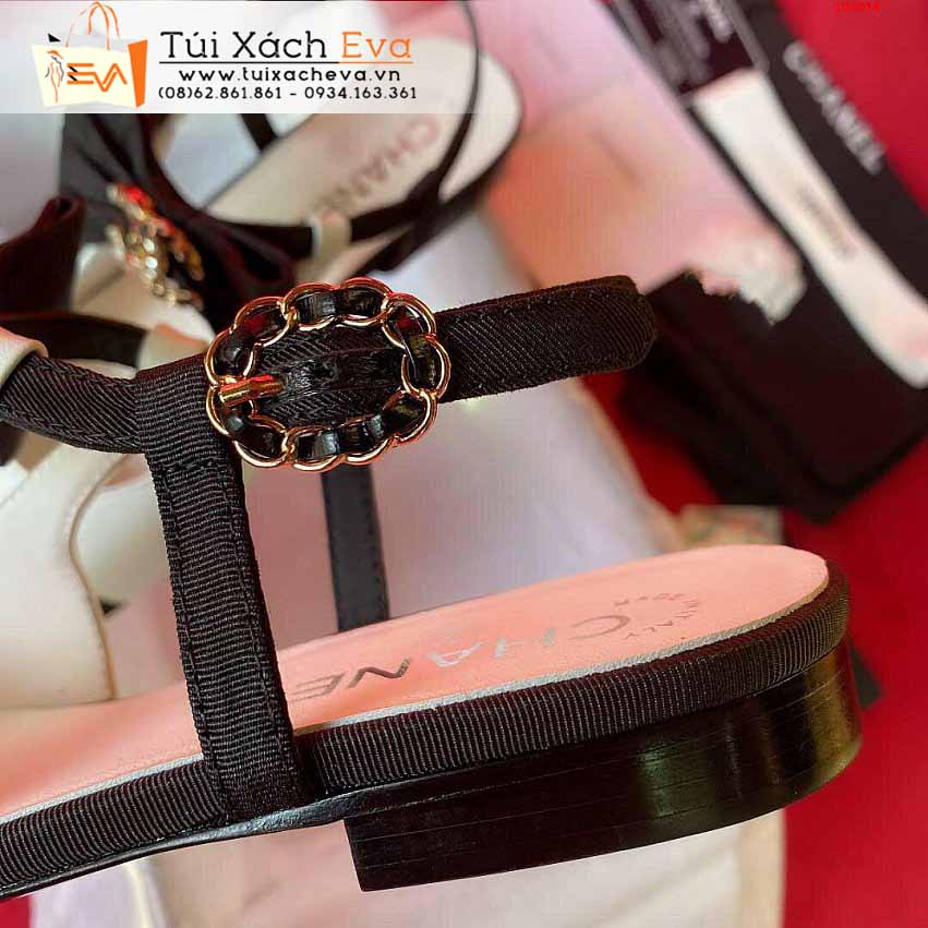 Sandal Chanel Siêu Cấp Màu Trắng Đẹp.