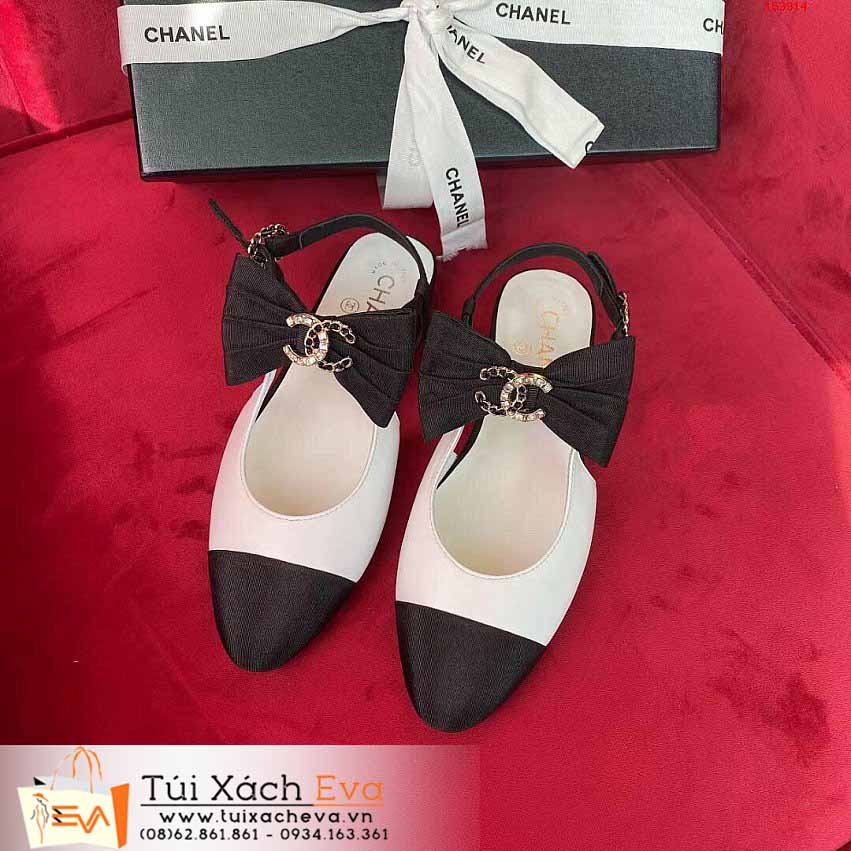 Sandal Chanel Siêu Cấp Màu Trắng Đẹp.