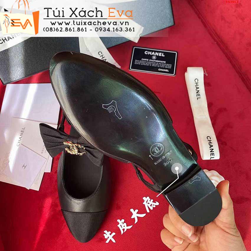 Sandal Chanel Siêu Cấp Màu Đen Đẹp.