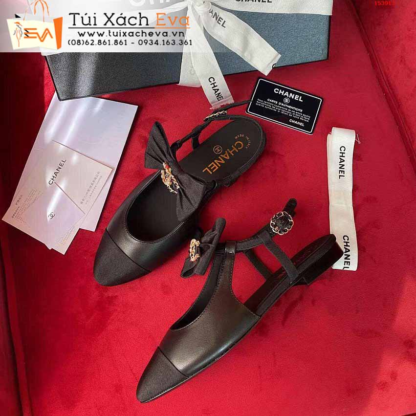 Sandal Chanel Siêu Cấp Màu Đen Đẹp.