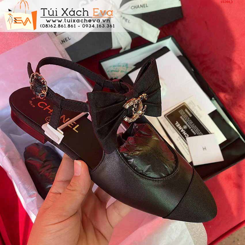 Sandal Chanel Siêu Cấp Màu Đen Đẹp.
