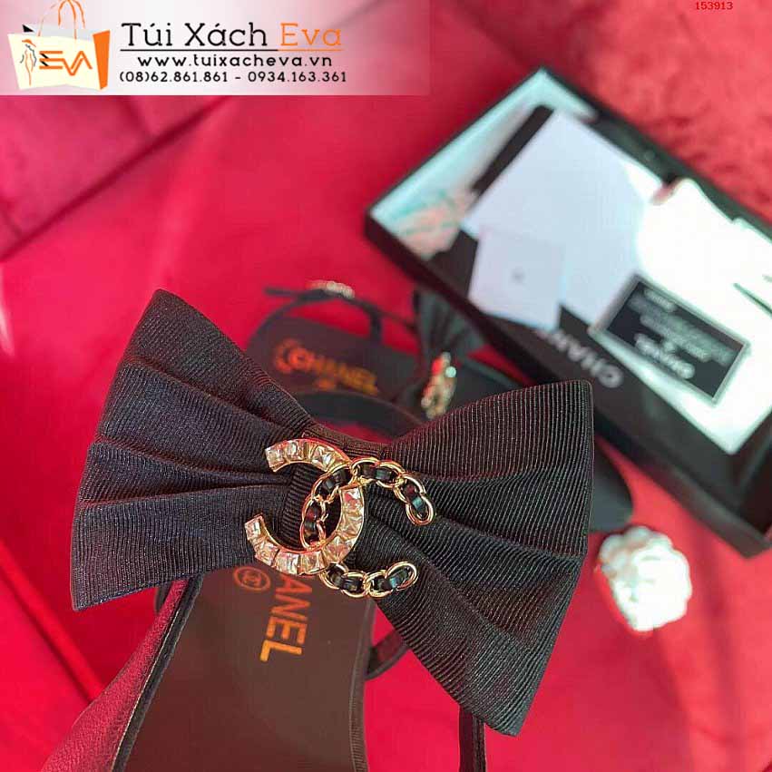 Sandal Chanel Siêu Cấp Màu Đen Đẹp.