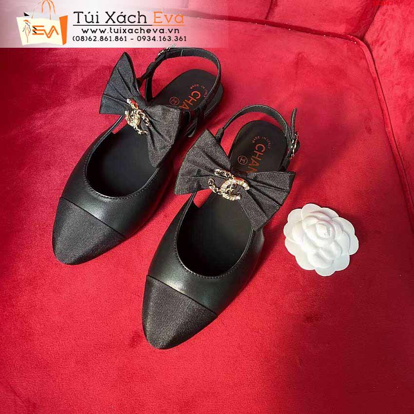Sandal Chanel Siêu Cấp Màu Đen Đẹp.