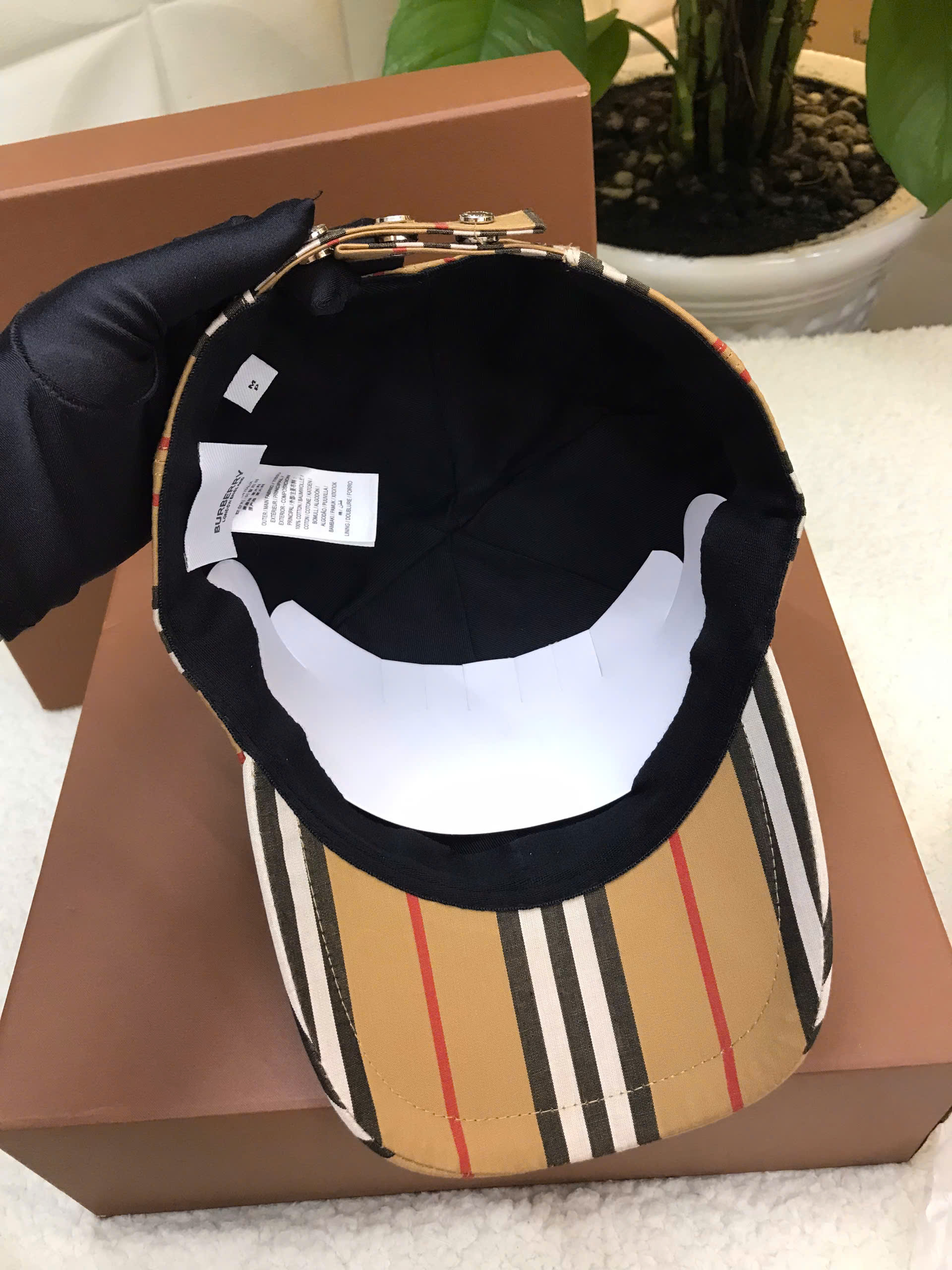 Nón Burberry Cap 02 Siêu Cấp