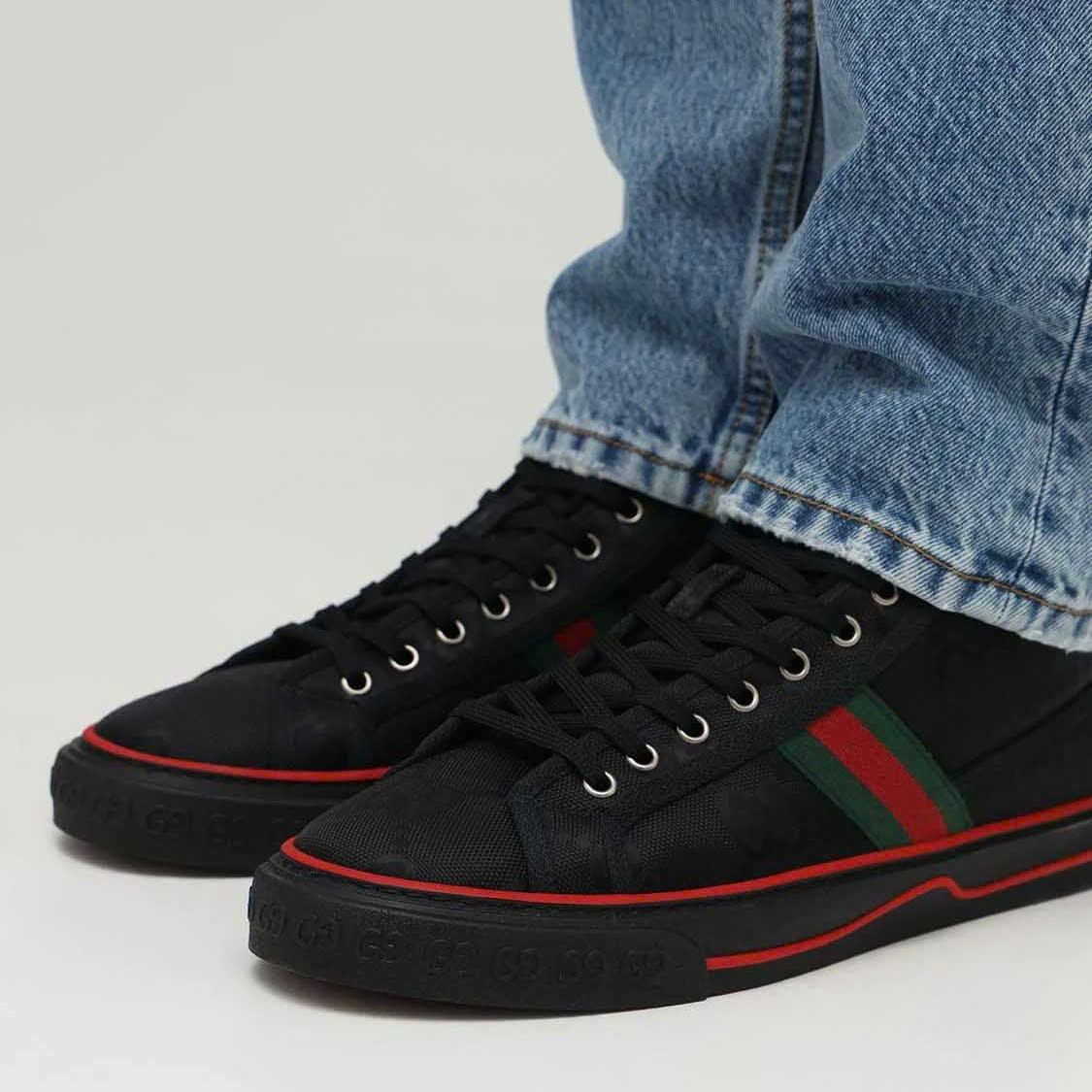 Giày Gucci Off The Grid High Black Siêu Cấp Size 8 Men