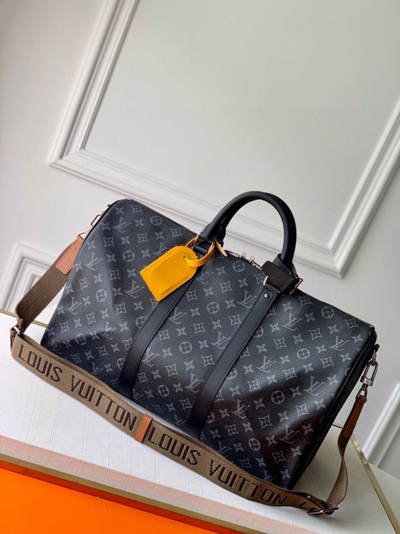 Túi Xách Louis Vuitton Keepall Vip Black Size 45cm