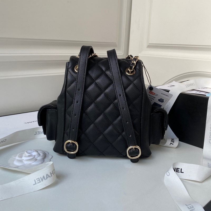 Balo Nhỏ Chanel - Chanel Small Backpack Màu Xám 2023 AS4399