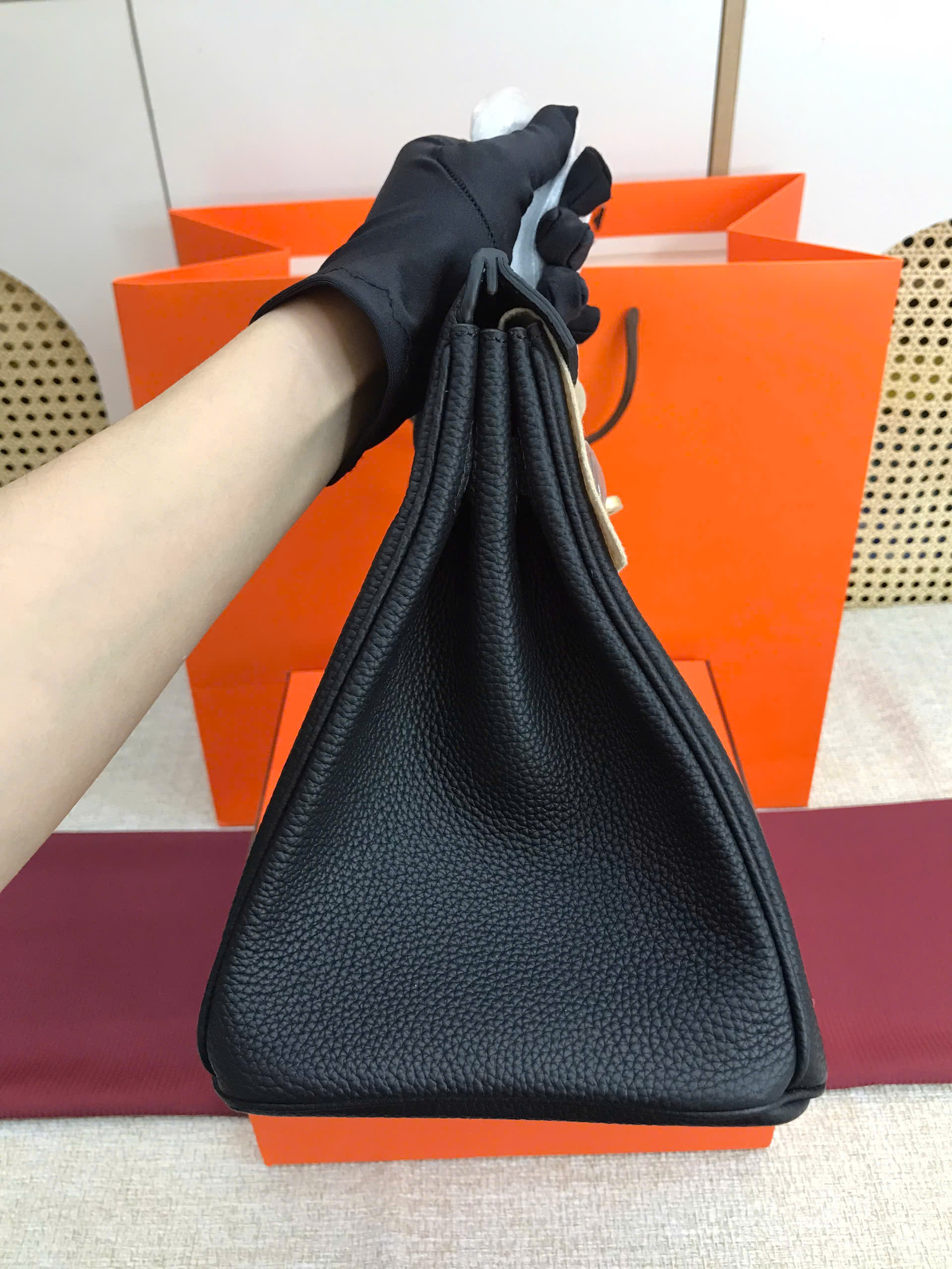 Túi Hermes Birkin Super Màu Đen Lót Đen Size 30cm