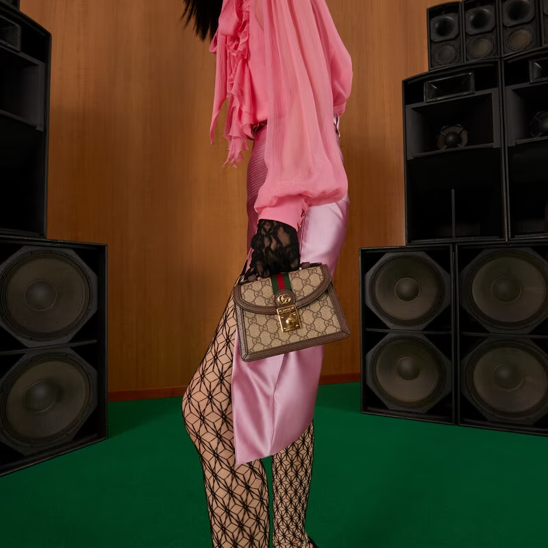 Túi Xách Gucci Super Minibolso de hombro Ophidia Size 16cm
