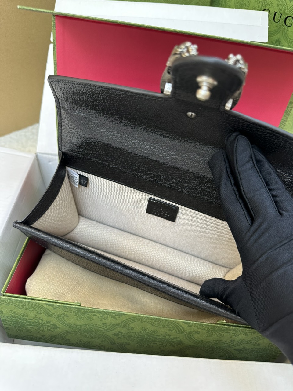 Túi Gucci Dionysus Super Màu Đen Size 25cm