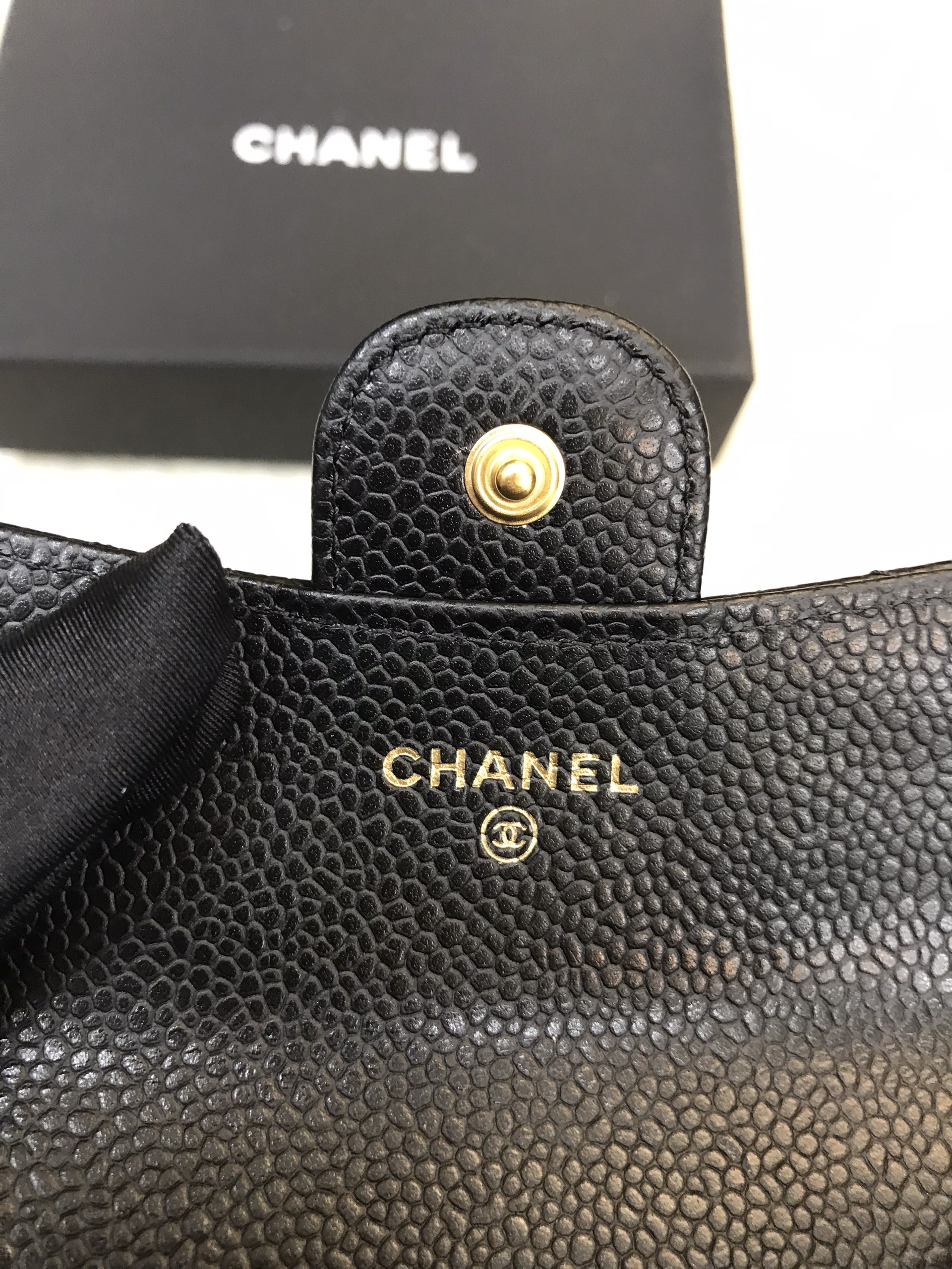 Ví Chanel Classic Card Holder Black VIP AP0214