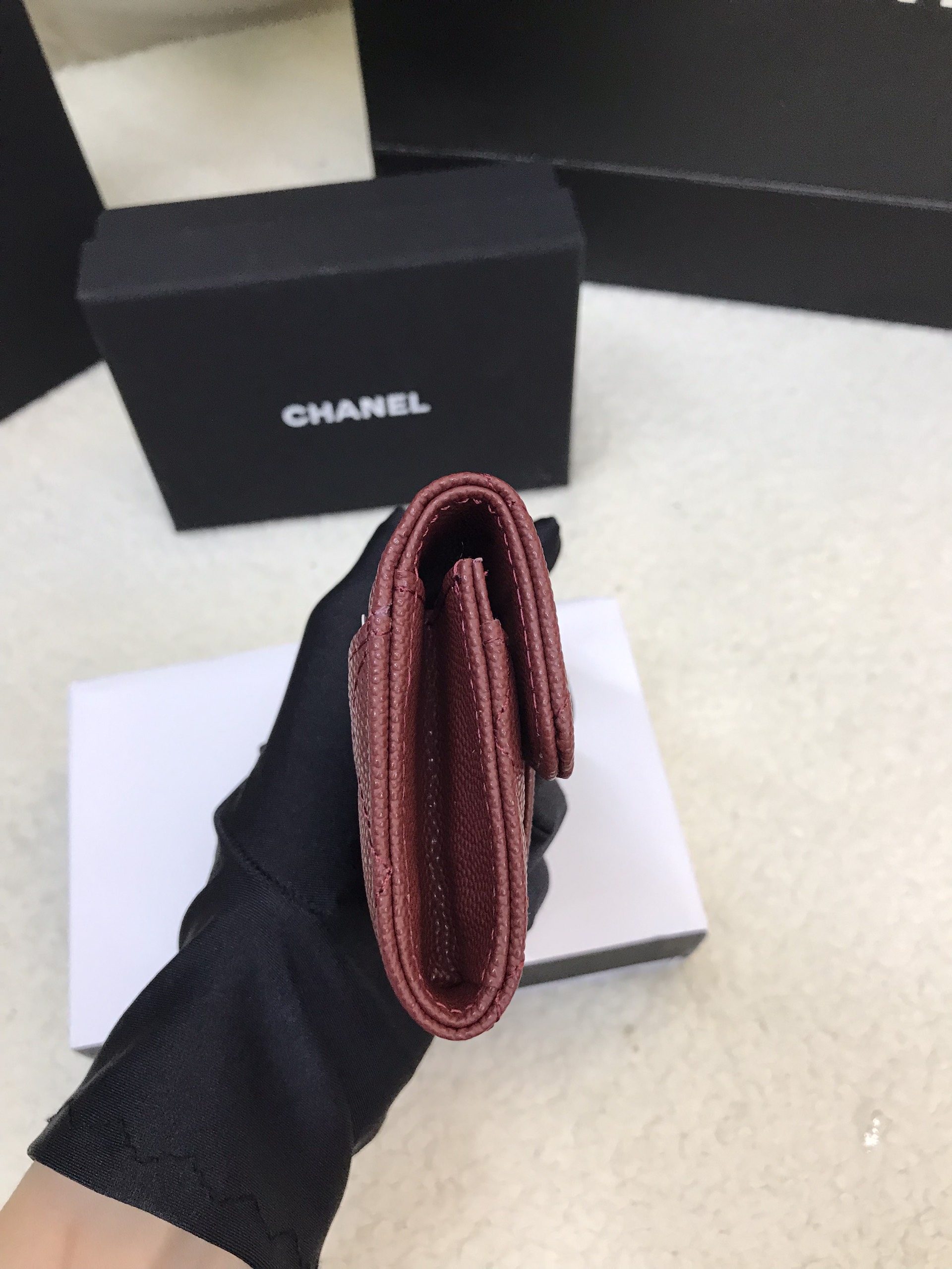 Ví Chanel Classic Card Holder Red Siêu Cấp