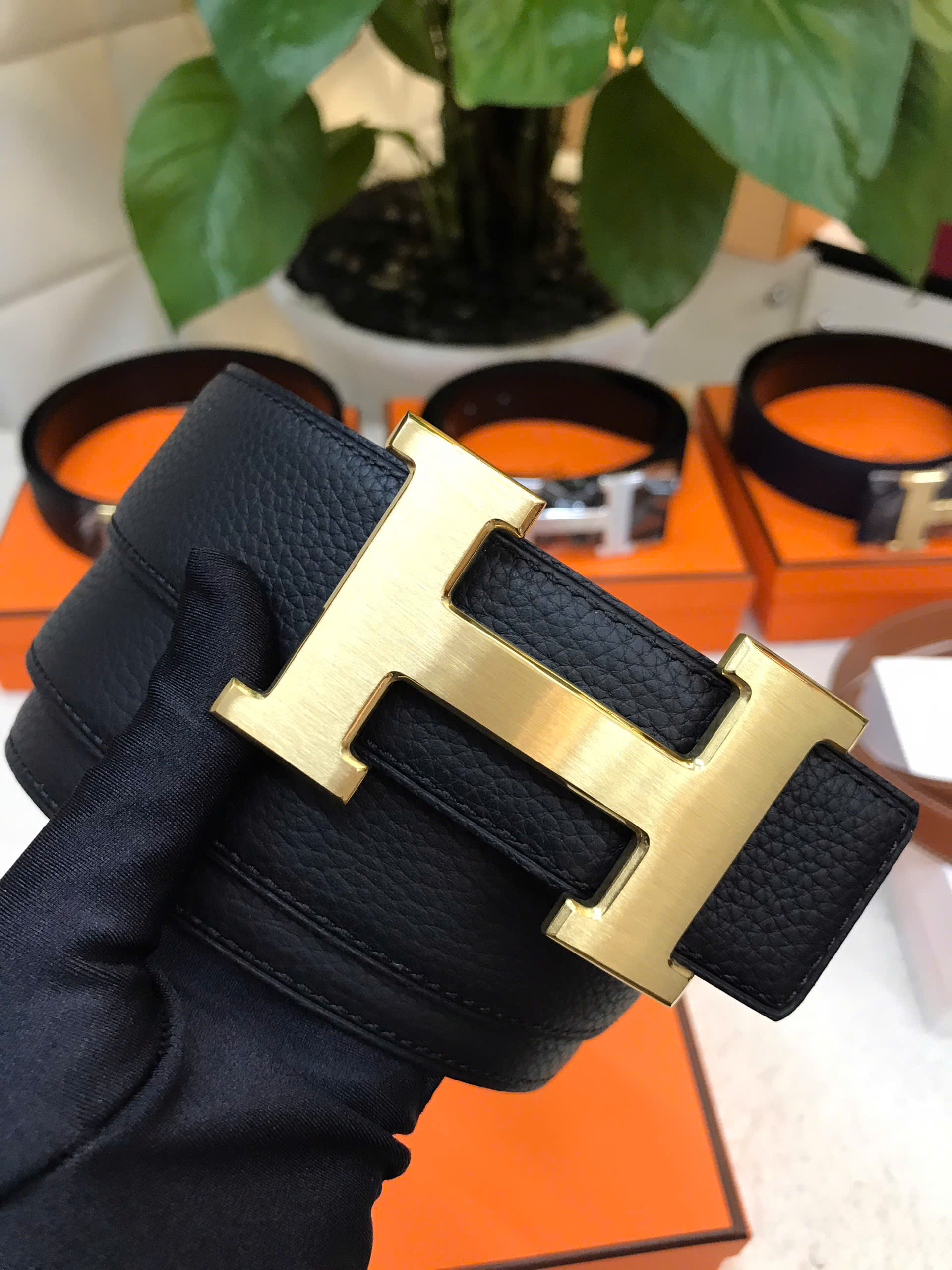 Thắt Lưng Hermes Constance Belt Buckle & Reversible leather strap 38mm Siêu Cấp