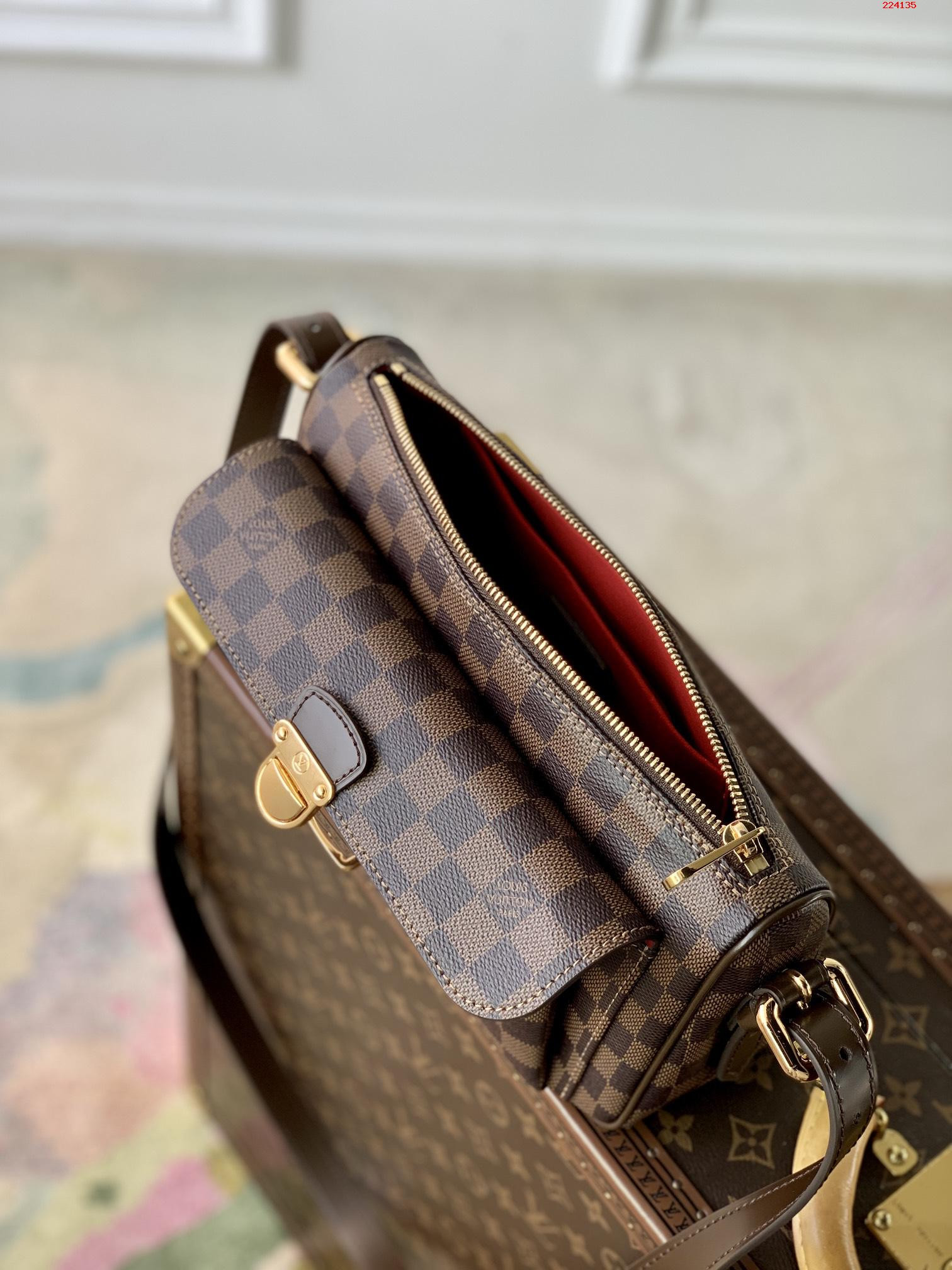 Túi Xách LV Siêu Cấp Damier Ô Nâu Size 27*10*15cm M60006