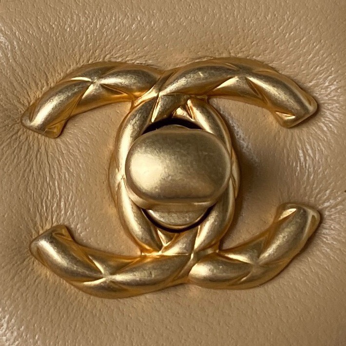 Túi Xách Chanel 23S vintage SIêu Cấp Màu Vàng AS3973