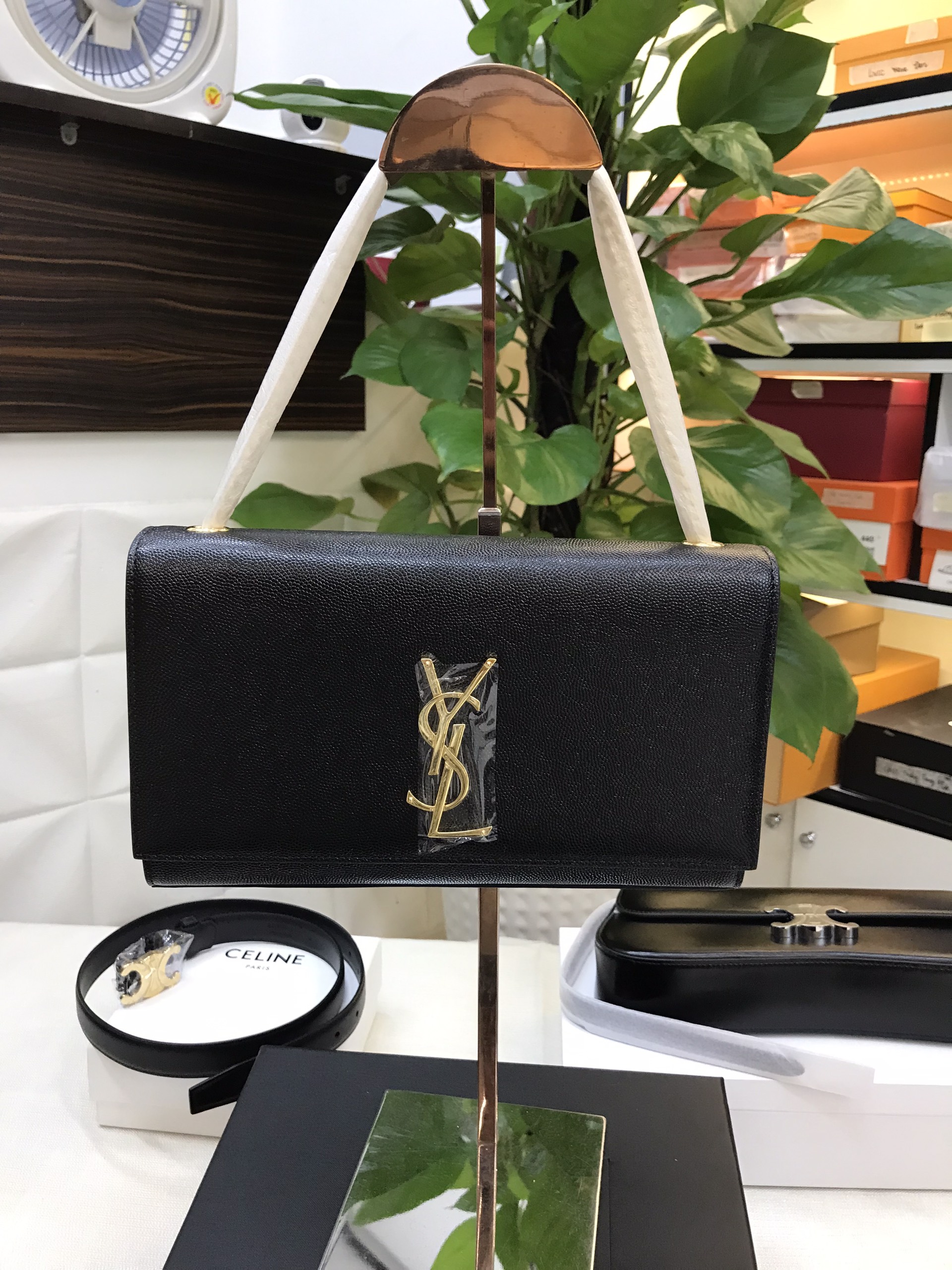 Túi YSL Kate Medium In Grain De Poudre Embossed Leather Vip Size 24cm