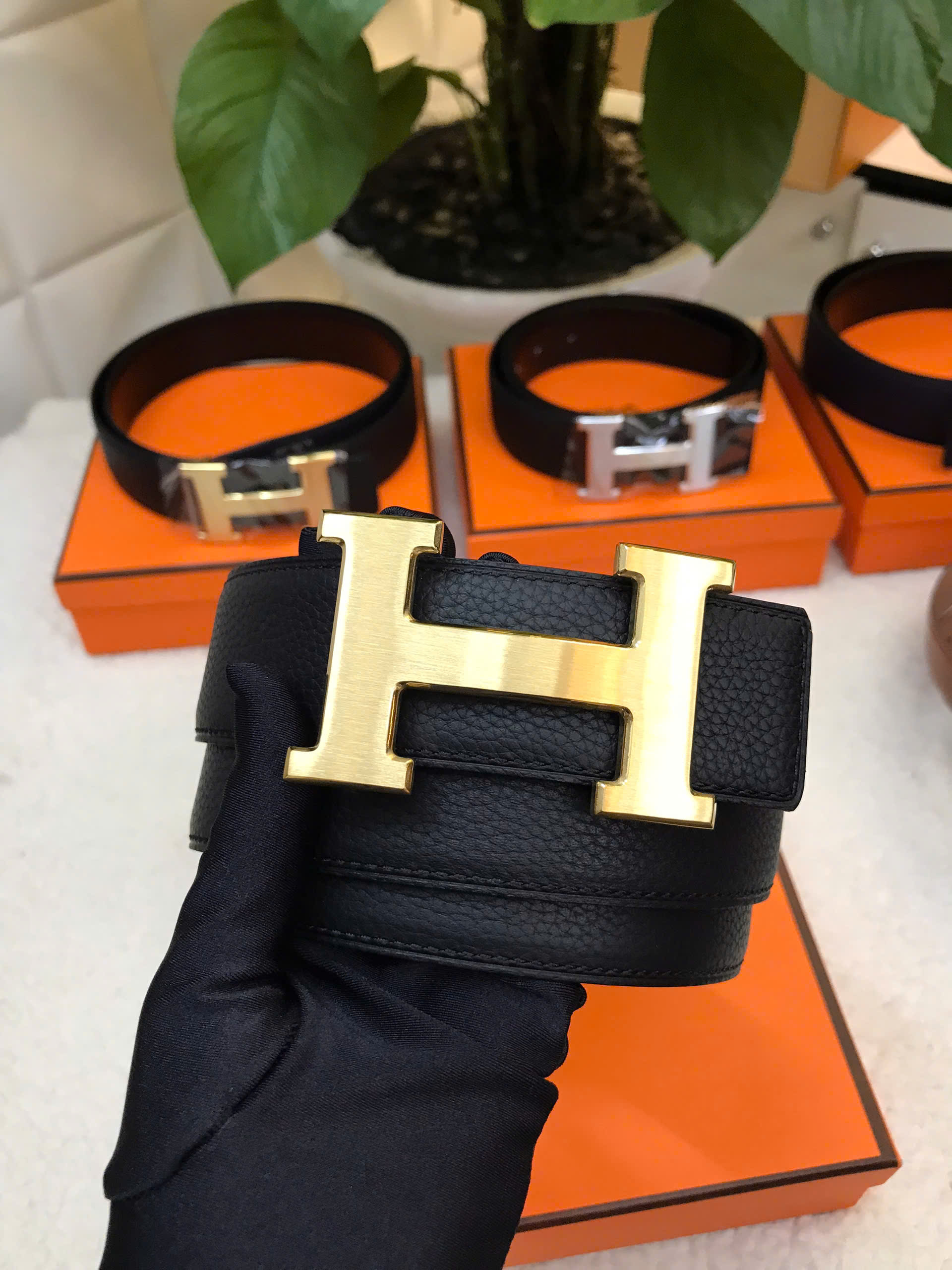 Thắt Lưng Hermes Constance Belt Buckle & Reversible leather strap 38mm Siêu Cấp