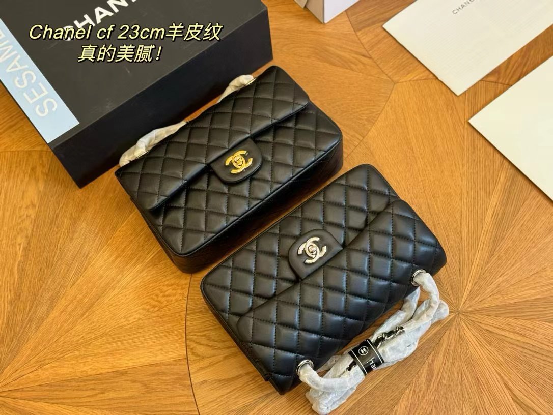 Tổng Hợp Bảng Màu Túi Chanel Classic Da Lì Super Size 23cm Fullbox