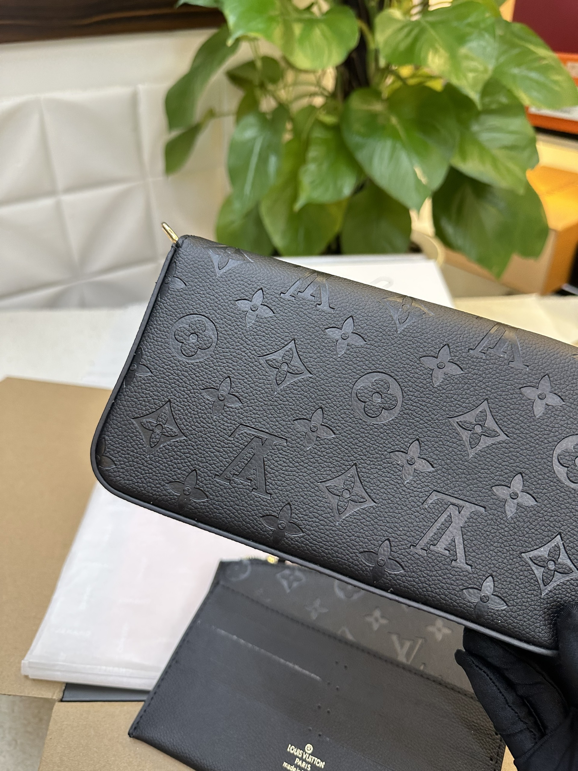 Túi LV Félicie Pochette Super Màu Đen Size 21cm M82477